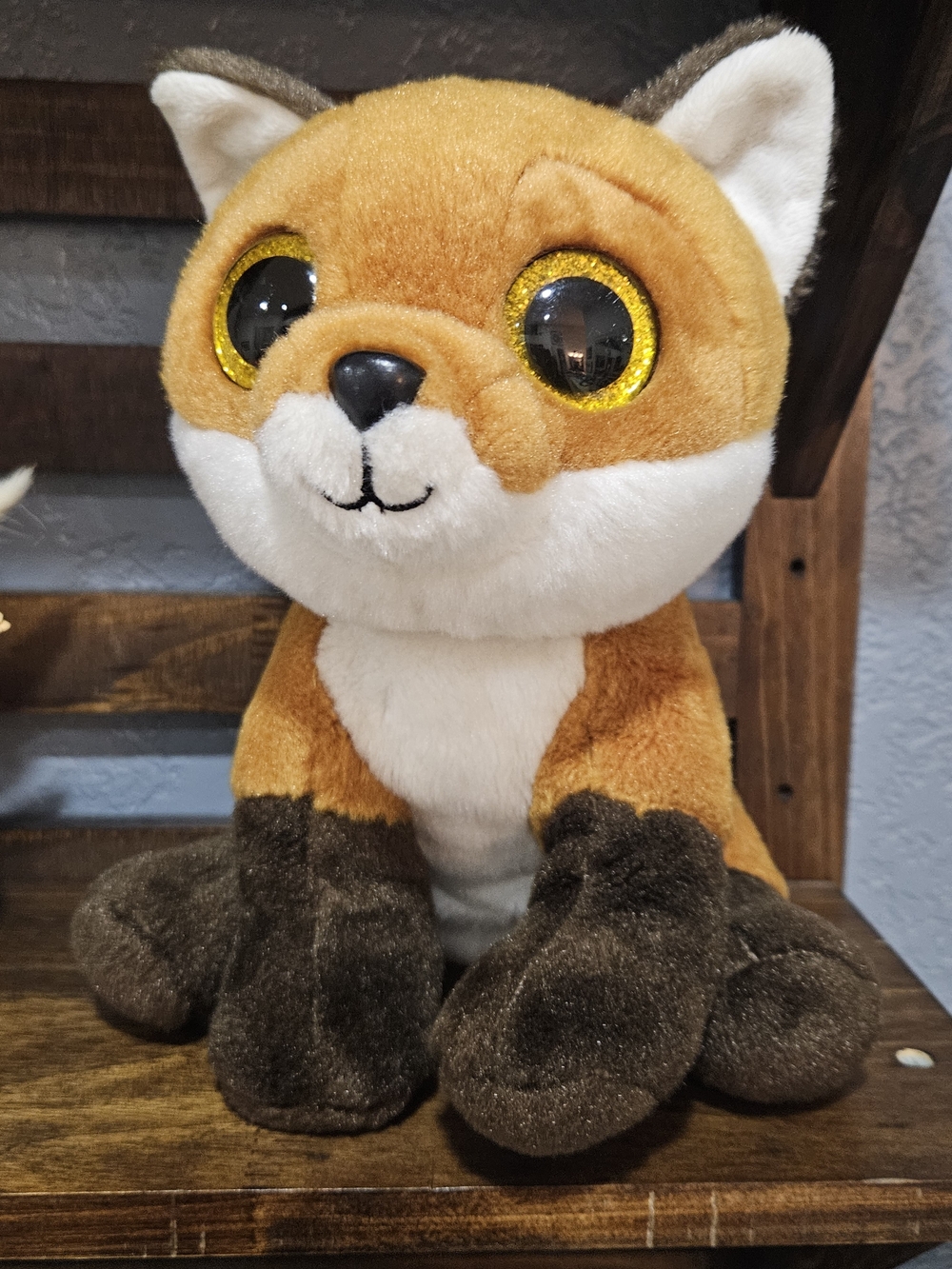 Beanie Baby Fay Plush Orange and White Fox Toy - Soft Pet Plush Y2K